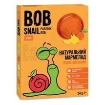 МАРМЕЛАД НАТУРАЛЬНЫЙ BOB SNAIL (УЛИТКА БОБ) 54 г, груша-апельсин, № 1; Эко Снек