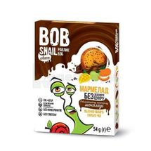 МАРМЕЛАД НАТУРАЛЬНЫЙ BOB SNAIL (УЛИТКА БОБ) яблоко-манго-тыква-чиа, 54 г, в бельгийском молоч. шоколаде, № 1; Эко Снек