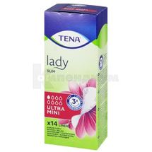 ПРОКЛАДКИ УРОЛОГИЧЕСКИЕ TENA LADY SLIM ULTRA MINI № 14; Essity Hygiene and Health