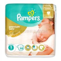 ПОДГУЗНИКИ ДЕТСКИЕ PAMPERS PREMIUM CARE newborn (2-5 кг), № 88; undefined