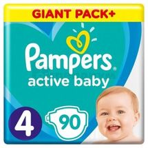 ПОДГУЗНИКИ ДЕТСКИЕ PAMPERS ACTIVE BABY maxi (9-14 кг), № 90; Проктер энд Гэмбл Украина