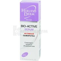 СЫВОРОТКА АКТИВНАЯ BIO-ACTIVE SERUM серии HIRUDO DERM ANTI AGE туба, 19 мл; МНПО Биокон