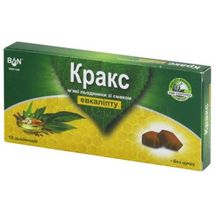 Кракс леденцы, со вкусом эвкалипта, со вкусом эвкалипта, № 10; Gelnova Laboratories India Private Limited