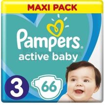 ПОДГУЗНИКИ ДЕТСКИЕ PAMPERS ACTIVE BABY junior, № 66; Проктер энд Гэмбл Украина