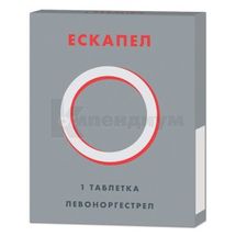 Эскапел таблетки, 1,5 мг, блистер, № 1; Gedeon Richter