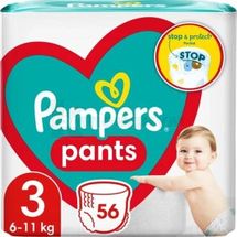 ПОДГУЗНИКИ-ТРУСИКИ ДЕТСКИЕ PAMPERS PANTS midi (6-11 кг), № 56; Проктер энд Гэмбл Украина