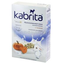 KABRITA® МУЛЬТИЗЛАКОВАЯ КАША НА ОСНОВЕ КОЗЬЕГО МОЛОКА С ТЫКВОЙ ДЛЯ ДЕТСКОГО ПИТАНИЯ 180 г, с 6 месяцев, с 6 месяцев, № 1; Ausnutria Nutrition