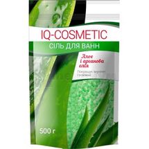 Соль для ванн IQ-COSMETIC 500 г, алоэ и аргановое масло, алоэ и аргановое масло; Карапуз