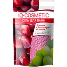 Соль для ванн IQ-COSMETIC 500 г, гранат и виноградные косточки, гранат и виноградные косточки; undefined