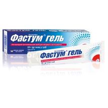 Фастум® гель гель, 2,5 %, туба, 50 г, № 1; A. Menarini Industrie Farmaceutiche Riunite S.r.l. (Menarini Group)