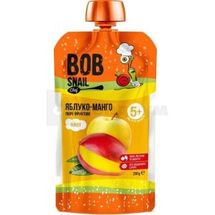 ПЮРЕ ФРУКТОВОЕ BOB SNAIL (УЛИТКА БОБ) 250 г, яблоко-манго, яблоко-манго, № 1; Эко Снек