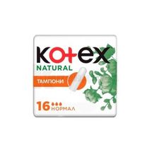 Тампоны гигиенические Kotex natural normal № 16; Kimberly-Clark