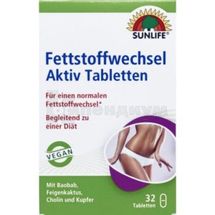 Sunlife Fettstoffwechsel Aktiv Tabletten таблетки, № 32; SUNLIFE