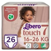 Подгузники-трусики детские "Libero Touch" xl plus (7) 16-26 кг, № 26; undefined