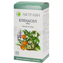 Элекасол сбор, пачка, 60 г, с внутренним пакетом, с внутр. пакетом, № 1; ЗАО "Лектравы"