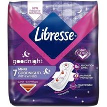 ПРОКЛАДКИ ГИГИЕНИЧЕСКИЕ LIBRESSE maxi goodnight+, № 7; undefined