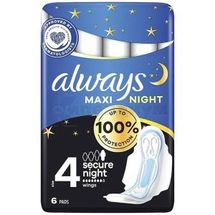 ПРОКЛАДКИ ГИГИЕНИЧЕСКИЕ ALWAYS CLASSIC maxi night, № 6; Procter & Gamble