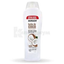 Agrado Гель для душа и ванны 1250 мл, кокосовое молоко, кокосовое молоко; Agrado Cosmetic Care 3000 S.L.U.