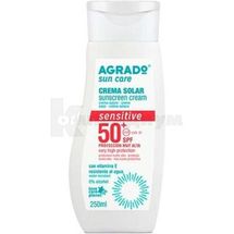 Agrado крем солнцезащитный spf-50, 250 мл, для чувствительной кожи, д/чувств. кожи; Agrado Cosmetic Care 3000 S.L.U.