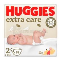 Подгузники детские гигиенические Huggies Extra Care размер 2, № 82; Кимберли-Кларк Украина