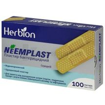 ПЛАСТЫРЬ БАКТЕРИЦИДНЫЙ NEEMPLAST 19 мм х 72 мм, № 100; Herbion Pakistan