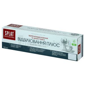 ЗУБНА ПАСТА серії PROFESSIONAL "SPLAT (СПЛАТ) WHITE PLUS/ВІДБІЛЮВАННЯ ПЛЮС"