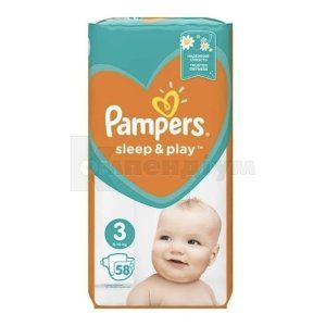 Підгузники дитячі Pampers Sleep & Play