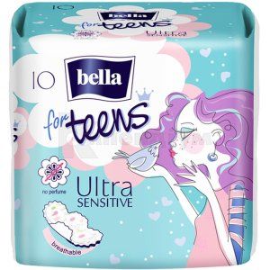 ПРОКЛАДКИ ГІГІЄНІЧНІ BELLA FOR TEENS Ultra Sensitive extra soft