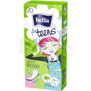 ПРОКЛАДКИ ГІГІЄНІЧНІ ЩОДЕННІ BELLA FOR TEENS Relax green tea deo