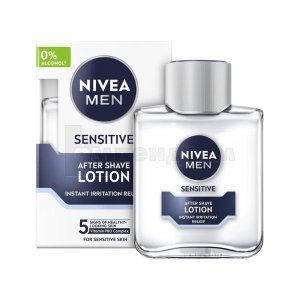 ЛОСЬЙОН ПIСЛЯ ГОЛIННЯ ДЛЯ ЧУТЛИВ. ШКIРИ NIVEA for men