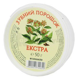 ЗУБНИЙ ПОРОШОК "ЕКСТРА"