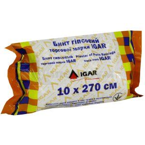 БИНТ ГІПСОВИЙ торгової марки IGAR