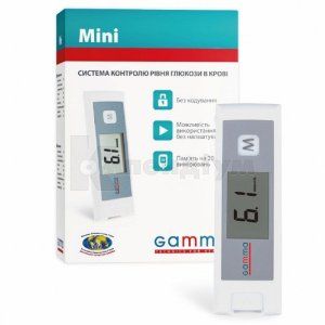 Глюкометр Гамма міні (Glymma Mini Glycemeter)