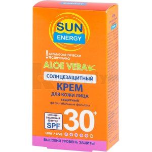 КРЕМ ДЛЯ ШКІРИ ОБЛИЧЧЯ ЗАХИСНИЙ SPF 30+ серії "SUN ENERGY"