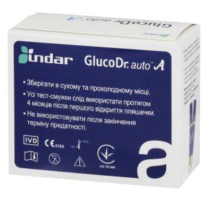 Тест-смужки до системи моніторингу рівня глюкози в крові GlucoDr.auto™ AGM 4000