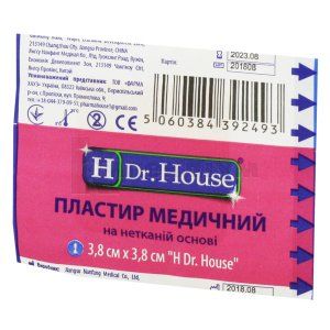 ПЛАСТИР МЕДИЧНИЙ БАКТЕРИЦИДНИЙ "H Dr. House"