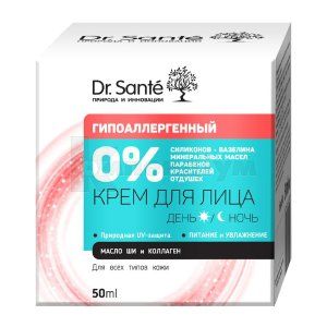 КРЕМ ДЛЯ ОБЛИЧЧЯ серії "Dr.SANTE 0%"