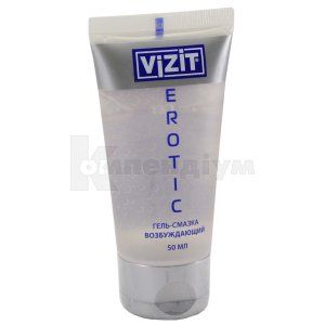 Гель-змазка Візит Erotic збуджуючий (Gel-lubricant Vizit Erotic exciting)