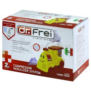 ІНГАЛЯТОР КОМПРЕСОРНИЙ Dr.Frei TURBO TRAIN (COMPRESSOR NEBULIZER SYSTEM Dr.Frei TURBO TRAIN)