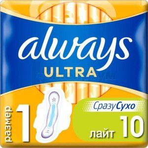 Прокладки гігієнічні Олвейс ультра лайт (Hygienic pads Always ultra light)