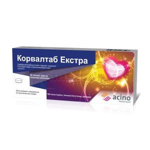 Корвалтаб Екстра (Corvaltab Extra)