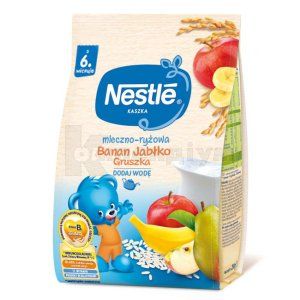 КАША СУХА ШВИДКОРОЗЧИННА МОЛОЧНА ТМ "NESTLE" "РИСОВА З БАНАНОМ, ЯБЛУКОМ ТА ГРУШОЮ З БІФІДОБАКТЕРІЯМИ"