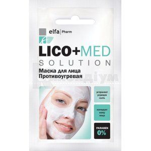 МАСКА ДЛЯ ОБЛИЧЧЯ ВІД ВУГРІВ "LICO + MED"