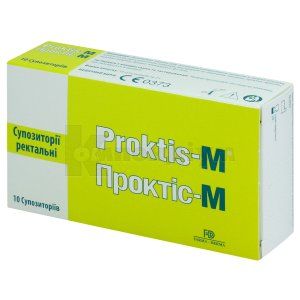 СУПОЗИТОРІЇ РЕКТАЛЬНІ PROKTIS-M