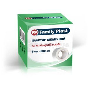 FAMILY PLAST ПЛАСТИР МЕДИЧНИЙ НА ПОЛІМЕРНІЙ ОСНОВІ