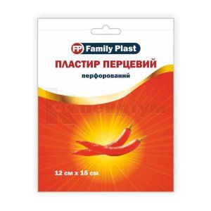 FAMILY PLAST ПЕРЦЕВИЙ ПЛАСТИР ПЕРФОРОВАНИЙ