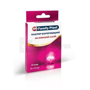 FAMILY PLAST ПЛАСТИР БАКТЕРИЦИДНИЙ НА НЕТКАНІЙ ОСНОВІ