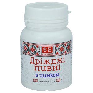 Пивні дріжджі з цинком (Brewer's yeast with zinc)