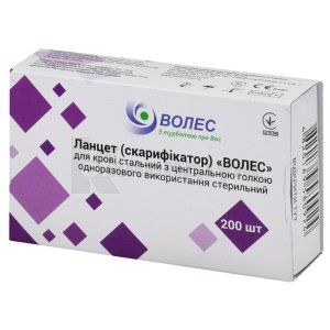 Ланцет скарифікатор Волес для крові (Lancet scarifier Voles for blood)