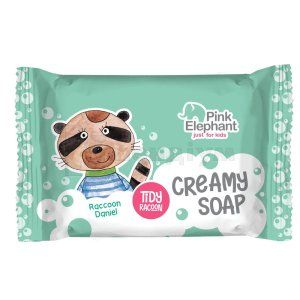 Пінк елефант крем-мило дитяче Єнот Даня (Pink elephant cream-soap for kids Raccoon Danya)